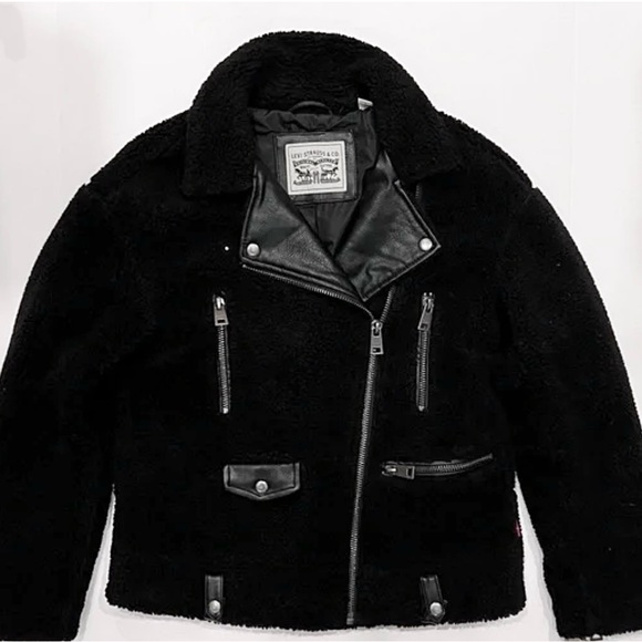 Levi's® Women's Sherpa Moto Jacket - Picture 2 of 5